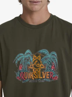 Quiksilver Mens Dala Jungle T-Shirt -Sunny Fit Wear uqyzt05170 quiksilverw cre0 dtl1