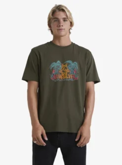 Quiksilver Mens Dala Jungle T-Shirt -Sunny Fit Wear uqyzt05170 quiksilverw cre0 frt1
