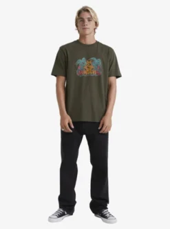 Quiksilver Mens Dala Jungle T-Shirt -Sunny Fit Wear uqyzt05170 quiksilverw cre0 frt9
