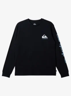 Quiksilver Mens Omni Logo Long Sleeve T-Shirt