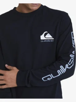 Quiksilver Mens Omni Logo Long Sleeve T-Shirt -Sunny Fit Wear uqyzt05175 quiksilverw kvj0 dtl1