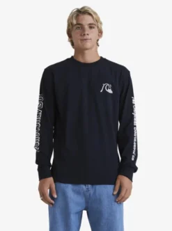 Quiksilver Mens The Original Long Sleeve T-Shirt -Sunny Fit Wear uqyzt05177 quiksilverw kvj0 frt1