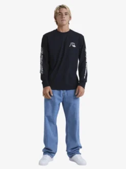 Quiksilver Mens The Original Long Sleeve T-Shirt -Sunny Fit Wear uqyzt05177 quiksilverw kvj0 frt9