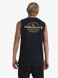 Quiksilver Mens Tradesmith Sleeveless Muscle T-Shirt -Sunny Fit Wear uqyzt05178 quiksilverw kvj0 bck1