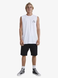 Quiksilver Mens Original Sleeveless Muscle T-Shirt -Sunny Fit Wear uqyzt05181 quiksilverw wbb0 frt9